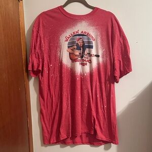 Gildan Red Graphic Short Sleeve Tee Morgan Wallen